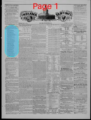 Page thumbnail for Indiana State Sentinel