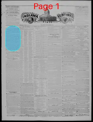 Page thumbnail for Indiana State Sentinel