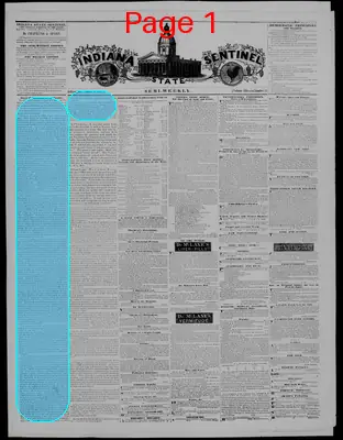 Page thumbnail for Indiana State Sentinel
