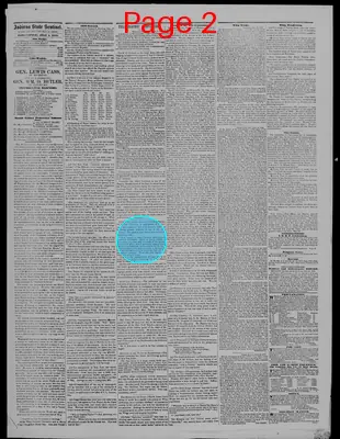 Page thumbnail for Indiana State Sentinel