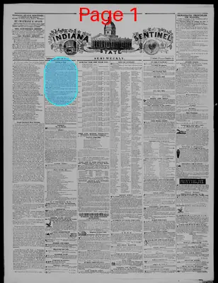 Page thumbnail for Indiana State Sentinel
