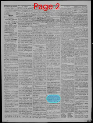 Page thumbnail for Indiana State Sentinel