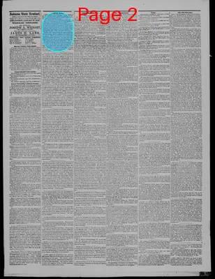 Page thumbnail for Indiana State Sentinel