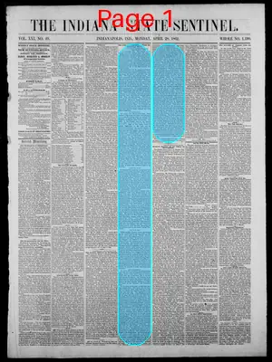 Page thumbnail for Indiana State Sentinel