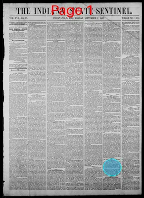 Page thumbnail for Indiana State Sentinel