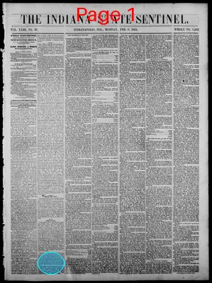Page thumbnail for Indiana State Sentinel