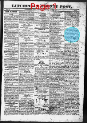 Page thumbnail for The Litchfield County Post