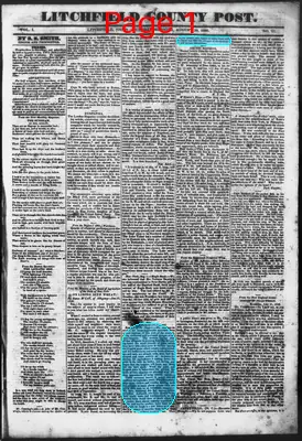 Page thumbnail for The Litchfield County Post