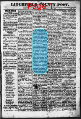 Page thumbnail for The Litchfield County Post