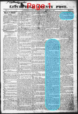 Page thumbnail for The Litchfield County Post