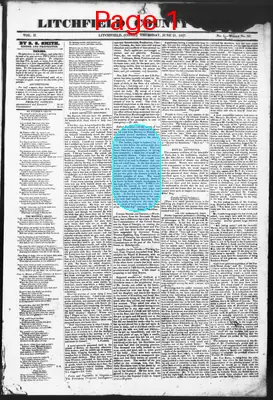 Page thumbnail for The Litchfield County Post