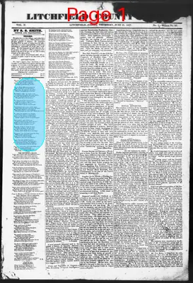 Page thumbnail for The Litchfield County Post