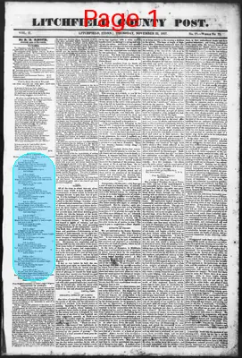 Page thumbnail for The Litchfield County Post