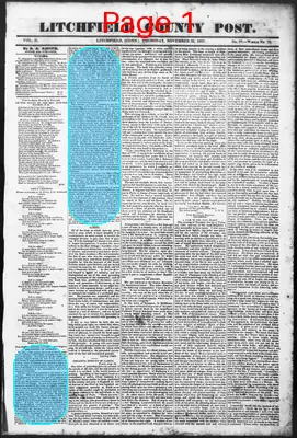 Page thumbnail for The Litchfield County Post