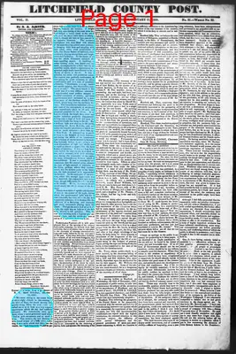 Page thumbnail for The Litchfield County Post