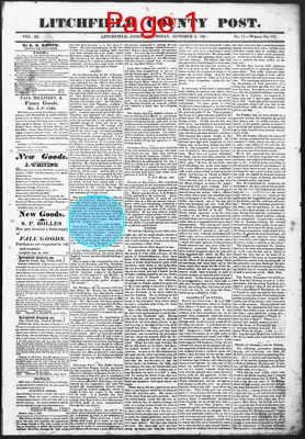 Page thumbnail for The Litchfield County Post