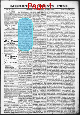 Page thumbnail for The Litchfield County Post