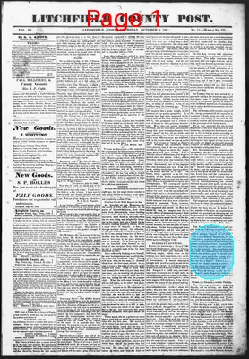 Page thumbnail for The Litchfield County Post