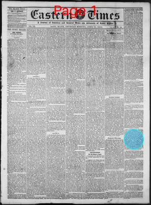 Page thumbnail for Eastern Times
