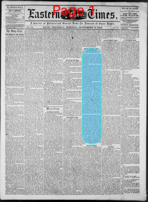 Page thumbnail for Eastern Times