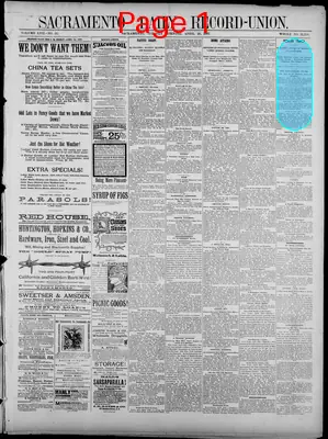 Page thumbnail for Sacramento Daily Record Union