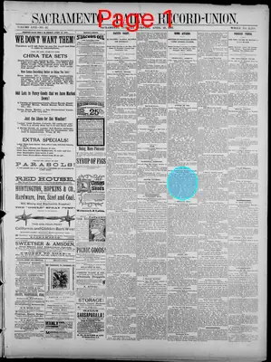 Page thumbnail for Sacramento Daily Record Union