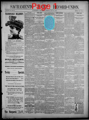 Page thumbnail for Sacramento Daily Record Union