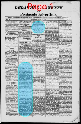 Page thumbnail for Delaware Gazette And Peninsula Advertiser