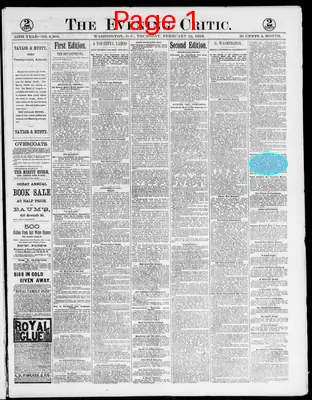 Page thumbnail for The Evening Critic