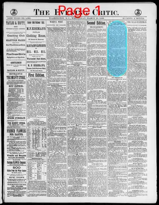 Page thumbnail for The Evening Critic