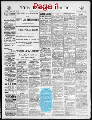 Page thumbnail for The Evening Critic