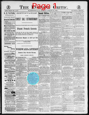 Page thumbnail for The Evening Critic