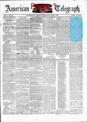 Page thumbnail for American Telegraph