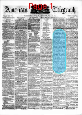 Page thumbnail for American Telegraph