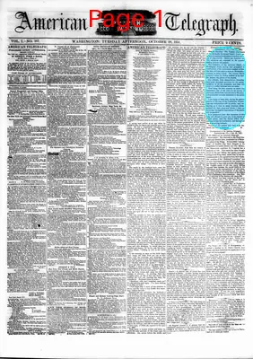 Page thumbnail for American Telegraph