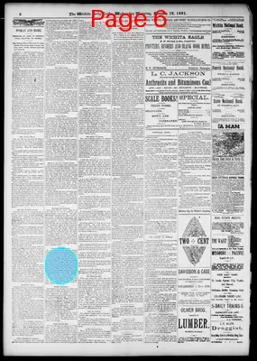 Page thumbnail for The Wichita Daily Eagle