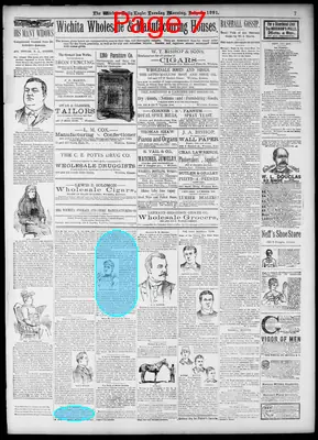 Page thumbnail for The Wichita Daily Eagle