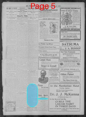 Page thumbnail for The Wichita Daily Eagle
