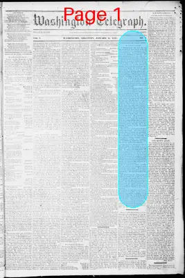 Page thumbnail for Washington Telegraph