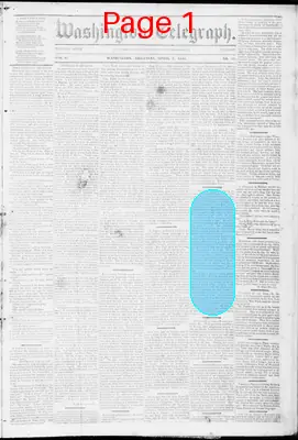 Page thumbnail for Washington Telegraph