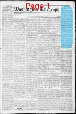 Page thumbnail for Washington Telegraph