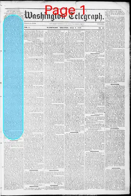 Page thumbnail for Washington Telegraph