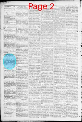 Page thumbnail for Washington Telegraph