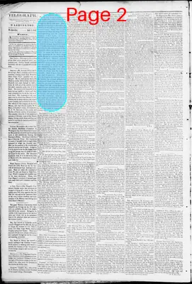 Page thumbnail for Washington Telegraph