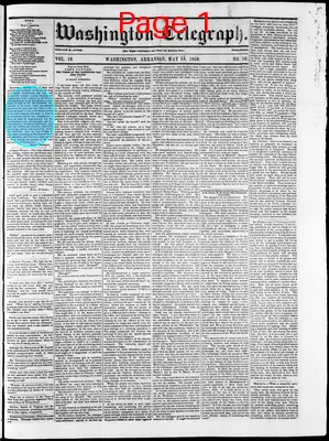 Page thumbnail for Washington Telegraph