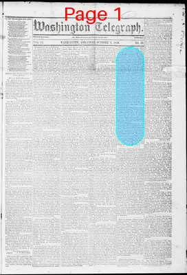 Page thumbnail for Washington Telegraph