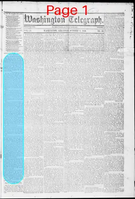 Page thumbnail for Washington Telegraph