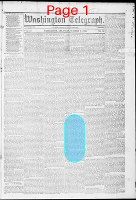 Page thumbnail for Washington Telegraph