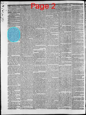 Page thumbnail for Washington Telegraph