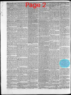 Page thumbnail for Washington Telegraph